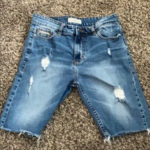 Ripped shorts. Get them now before summers over ☀️